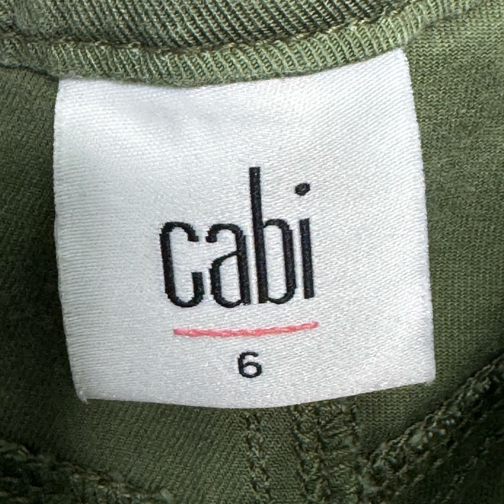 Cabi Army Green Cargo Pants #5872 - Picture 3 of 4